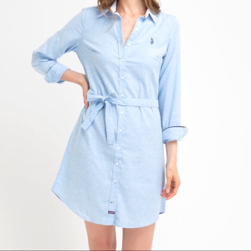 Cute oxford dress!